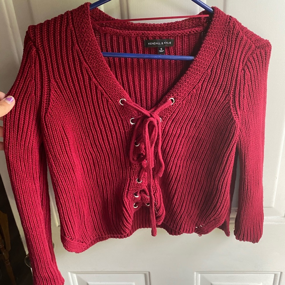 Kendall & Kylie Cropped Sweater